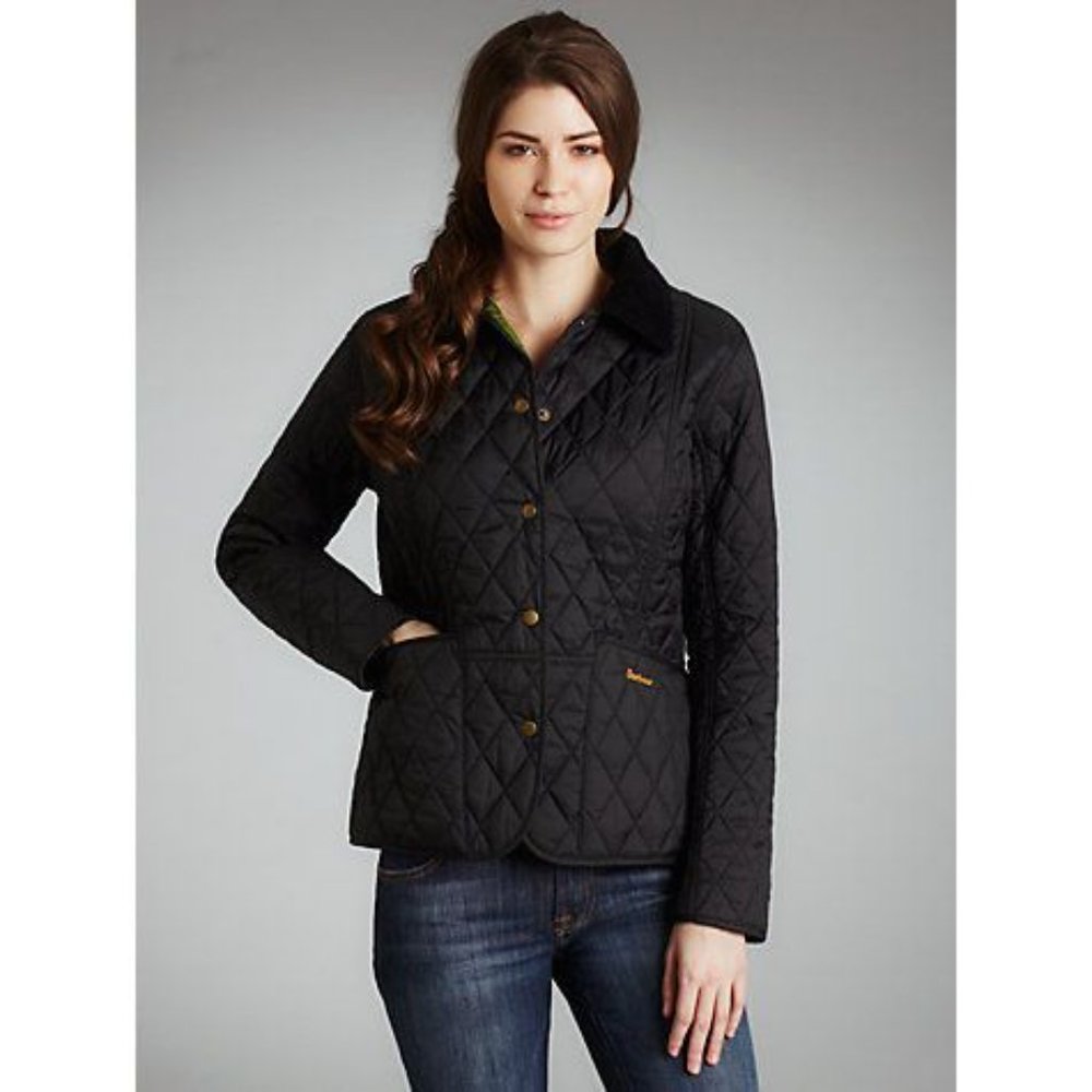 BARBOUR SUMMER LIDDESDALE QUILTED JACKET (BLACK)